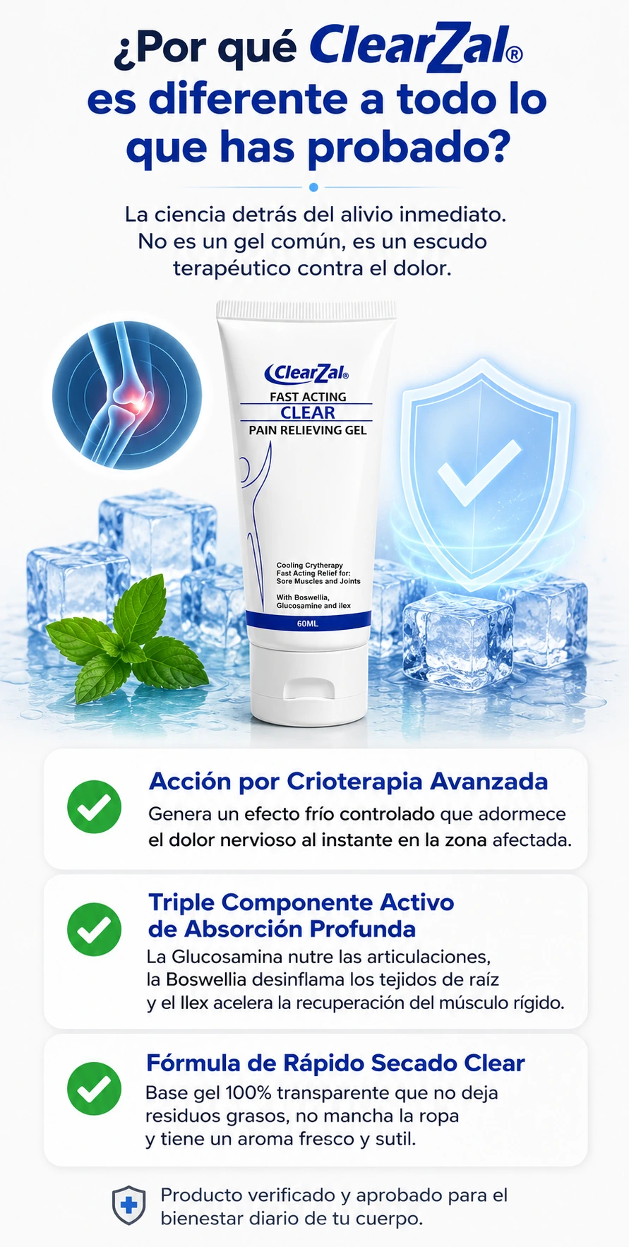 Beneficios Clearzal Salud Pies
